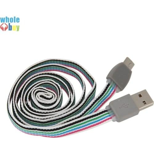 300pcs/lot Usb Cable Type C 8Pin Micro Mobile Phone Cables For Iphone X Samsung S8 Huawei 1m cotton Knitting Fast Charging Cord