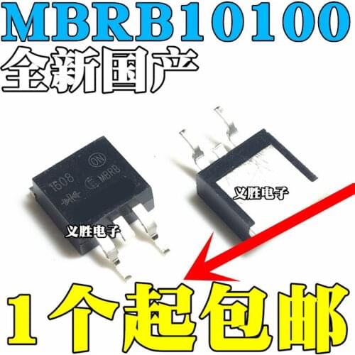 5 pçs/lote MBRB10100CT 10A 100V PARA-263 B10100G
