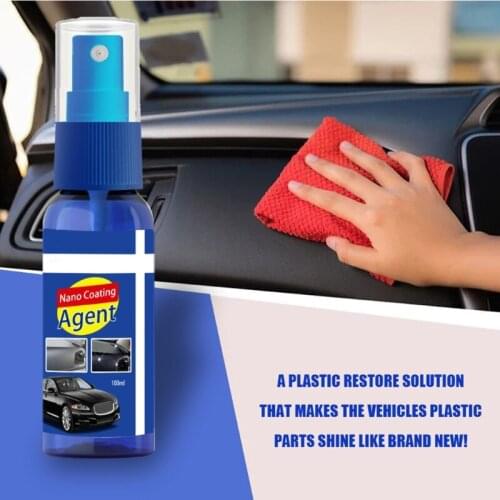 A0NE For Car Interior Dashboard Seat Center Console Plastic Parts Restorer Auto Retreading Renovated Agent