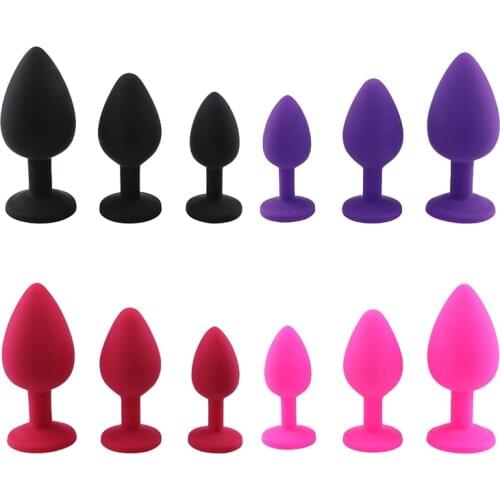 Multicolor Silicone Butt Plug Gay G-Spot Prostate Massager Mini Anal Plugs Dildo Beads Sex Toy Vagina Insert Orgasm Sexy Teasing