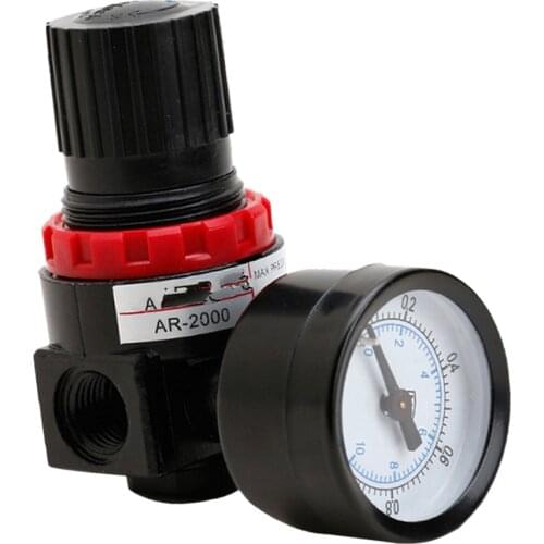 AR2000 Pneumatic Air Compressor Pressure Gauge Regulating Regulator Valve