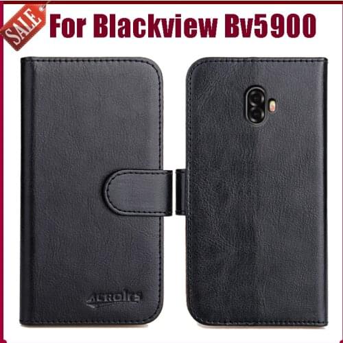 Hot! Blackview Bv5900 Case 5.9" High Quality 6 Colors Flip Soft Leather Phone Wallet Cover For Blackview Bv5900 Case