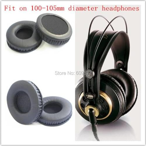 Linhuipad 100-105mm Protein Ear Cushions headphone leather earpads for Beyerdynamic dt880 dt860 dt990 dt770 2pcs/lot