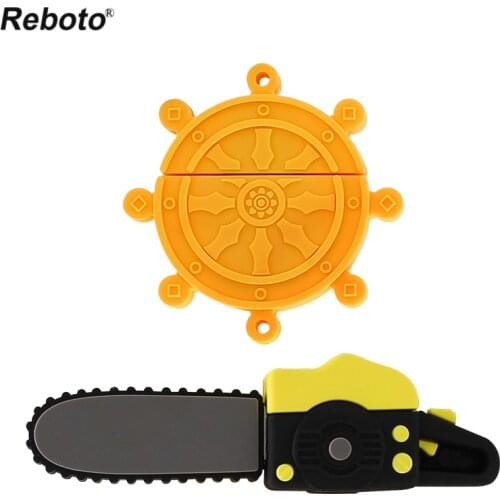 Cartoon USB Flash Drive Electric Saw Ships Wheel Helm Rudder Pen Drive 64GB 32GB 16GB 8GB 4GB Memory USB Pendrive USB Stick