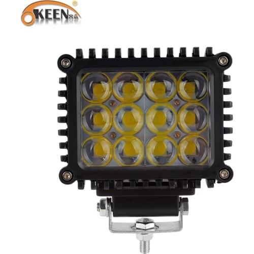 OKEEN 60W 5 inch LED Work Light Spot Beam Spotlight 12V 24V For Truck Trailer 4x4 Jeep Lada Niva Offroad 4WD ATV UAZ Motorbike