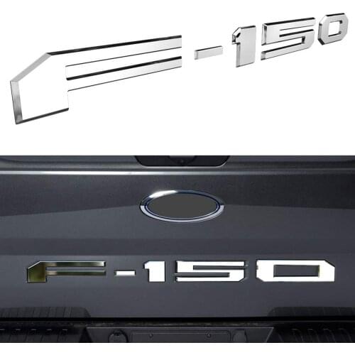 Applicable for Ford Raptor F150 Car Logo F150 Car For Logo F150 Car Body Retrofit Rear Trunk Tailgate 3D Decal Letters