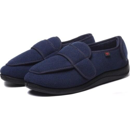 Middle Old Extra Large Code Walking Soft Widened Adjustable Velco Add Velvet Winter Warm Diabetes Medical Magic Health Shoes