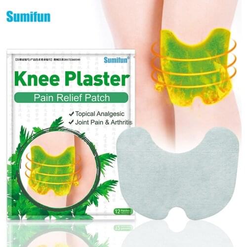 Sumifun 36Pcs/3Bags Knee Plaster Wormwood Extract Knee Joint Ache Pain Relief Paster Knee Rheumatoid Arthritis Patch D2955