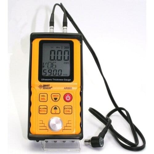 Ultrasonic Thickness Gauge Meter Tester AR860 Measuring Range 1.00-300.00mm(steel) Ultrasonic Thickness Instrument