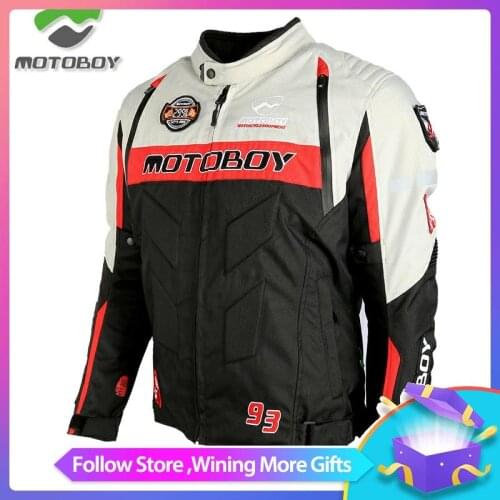 Motoboy Spring Waterproof Motorcycle Jacket Riding Body Armor Protective Gear Motocross Protection Equipment