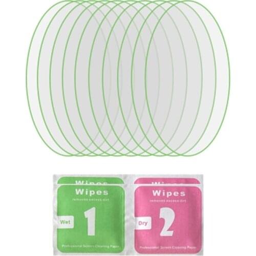 Screen Protector Compatible with Tracker AirTags Soft Glass Watch Screen Protector Full Protective Films Clear Hydrogel Film