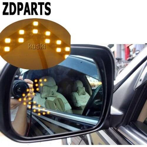 ZDPARTS 2pcs Car Styling Turning Signal Indicator Light For Skoda Octavia A5 A7 2 Rapid Fabia Yeti Superb Volvo V70 XC60 XC90