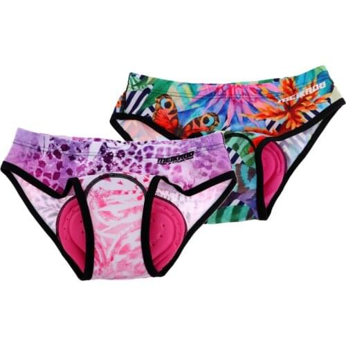 2pcs Women Cycling Bike Riding Shorts Briefs Underwear with Cushion Gel Pad