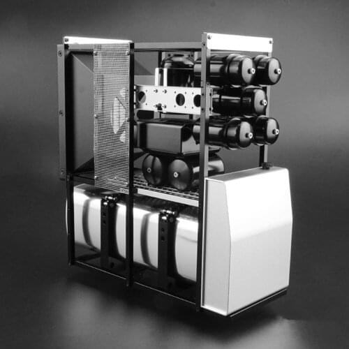 1/14 Rc Tractor Mercedes-Benz Simulation Equipment Frame Heavy Duty Towing Accessories For Tamiya Benz Modified Model LESU