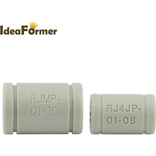 1/2pcs rjmp-01-08 10 Igus plastic solid polymer Linear Bearing Bore LM8UU LM10UU imported original bushing 3D printer parts