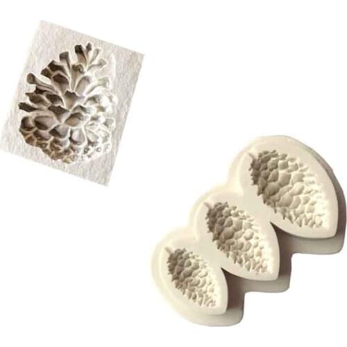 1 Piece Pine cones Shape Sugarcraft Silicone mold fondant mold cake decorating tools chocolate pinecone