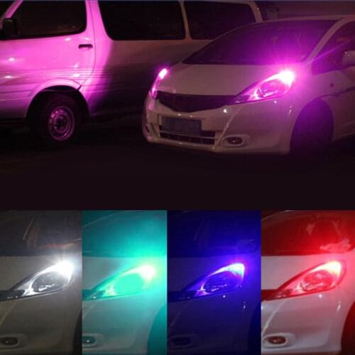 10 Pcs12V 1W T10 6 Chip New Auto Car Lamp Bright Side Light Lamp Long Service Life Super Bright Light Universal 5 Colors