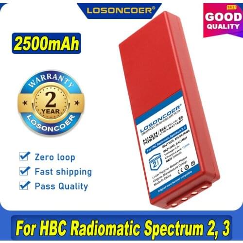 100% Original LOSONCOER 005-01-00466, BA213020, BA214060, BA214061 Battery For HBC Radiomatic Spectrum 2, Radiomatic Spectrum 3