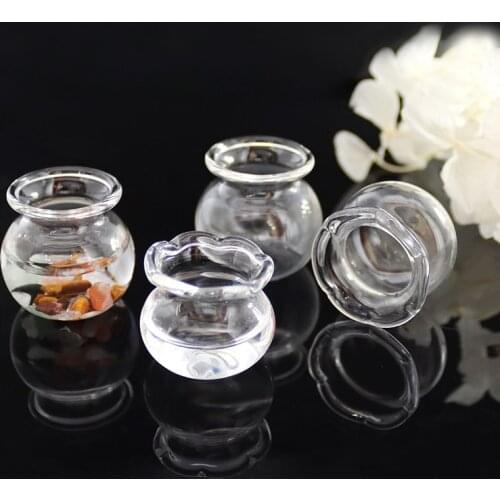 3PCS Glass Vase Hydroponic Plant Flower Vase Cute Fish Tank DIY Glass Globe Coffee Office Home Decor Accessories