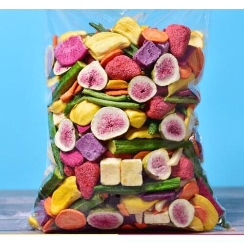 500g Freeze Dried Fruits Snacks Chunks - Non-GMO 100% Natural and Organically Processes Bake Material Cake Decorate