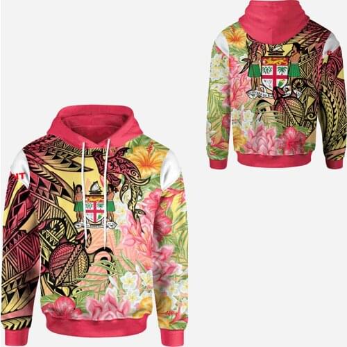 NewFashion Island Country Flag FIJI Polynesian Culture Retro Tattoo Tracksuit Men/Women Pullover Funny Casual 3DPrint Hoodies A1