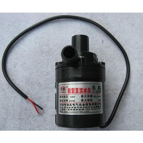 Silent High Efficiency Large Flow DC 24V Brushless DC Pump Head 5M Power 20W