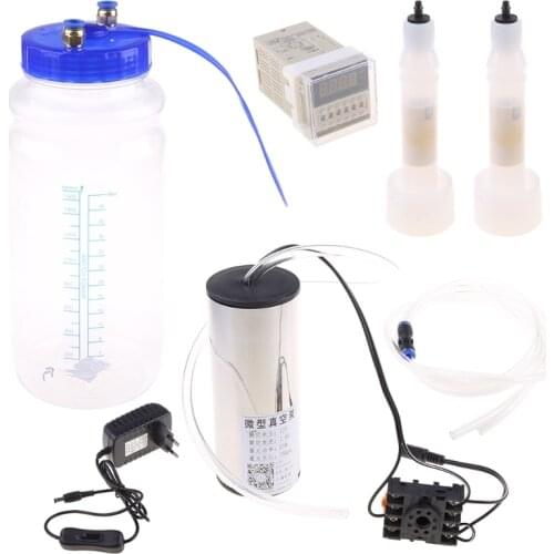 Durable 2L/3L Electric Pulse Milking Machine Tools with Adjustable Suction Goat Sheep Milk Tray for Small Farm Livestock