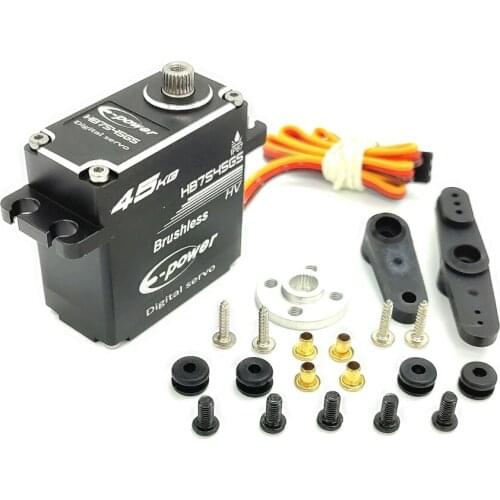 E-Power 45KG Monster Torque 0.11s High Speed Magnetic Waterproof Digital Brushless Servo for 1/8 1/10 RC Model Cars