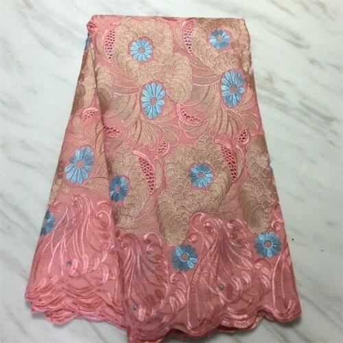 Hot Sale Swiss Lace Fabric 2021 High Quality Swiss Voile Lace In Switzerland Duabi Fabric Latest Nigerian Lace Fabric 5yards