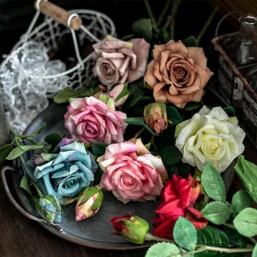 Beautiful Hydrangea Rose Artificial Flower for Home Wedding Decoration High Quality Autumn Bouquet Mousse Peony Fake Flower