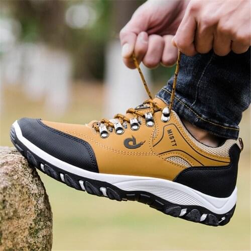 Men casual Outdoor Sports Tactical Trekking Men Sneakers Light Shock absorption Non-slip Shoes Military Boots for Camping Hiking