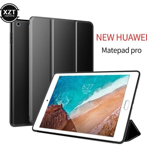 Soft Case For Huawei MatePad Pro 10.8 Inch Tablet TPU Case Cover Folding Flip Stand Cover Protective Case for MatePad Pro 10.8"