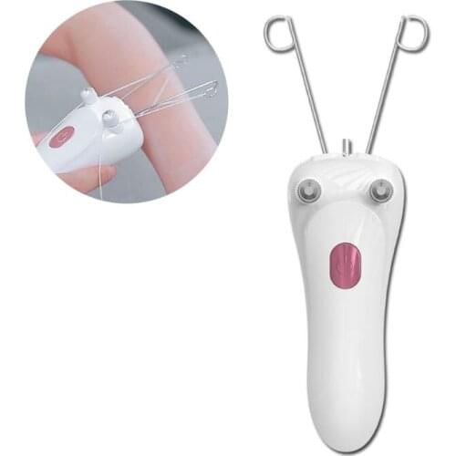 2021 New Mini Electric Facial Body Hair Removal USB Cotton Thread Epilator Shaver Trimmer