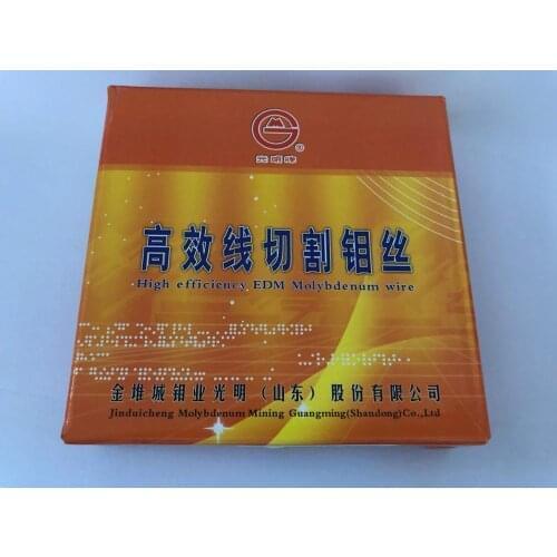 Original JDC Guangming Molybdenum Wire 0.18mm 2000m per spool for EDM Wire Cutting Machine