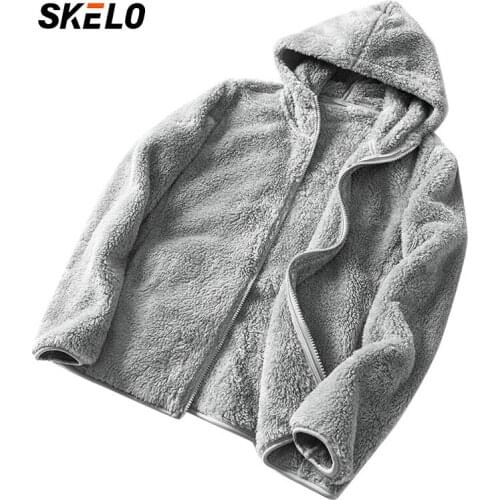 2020 Autumn Hiking Jacket Mens Polar Fleece Hooded Coat Outdoor Sport Warm Heated Camping Mountain Trekking Jacket