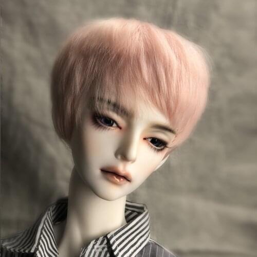 2020 New Arrival 1/3 1/4 1/6 Cool Style BJD Super Short Uncles Hair Wig High Temperature For BJD Doll Wig