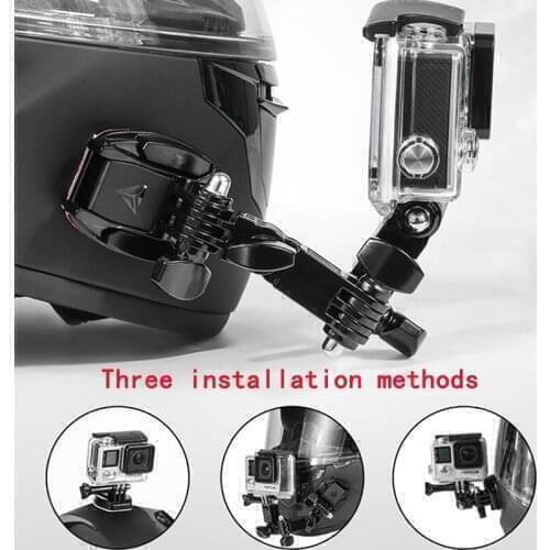 Motorcycle Chin Stand Mount Holder Action Sports Camera FOR Suzuki gsxr 600 k8 katana 750 bandit 1250 gsx s 750 gsx 600f katana