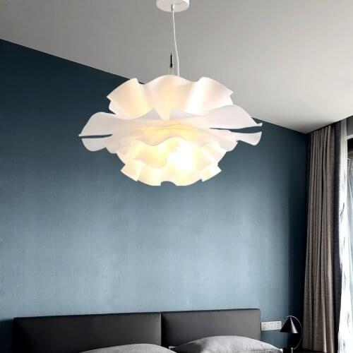 Love Me Not Pendant Light design Flower white pendant light For Bedroom Nordic LED Part deco light living room Bar dining lamp