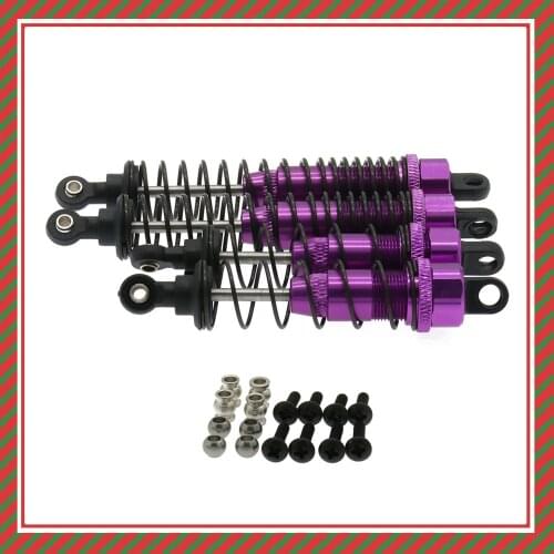 RCAWD 2PCS 90mm 2PCS 108mm Oil Fill Style Length Adjustable Front Rear Shock Absorber For Rc Model Car 1/10 Fs Racing 532057