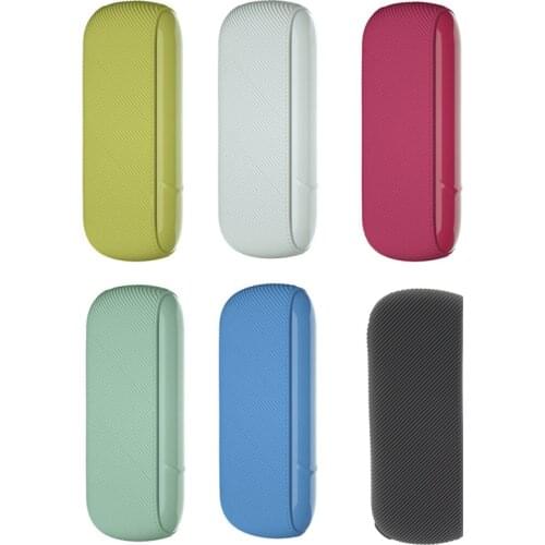 1Pc Solid Colors Silicone Side Cover Full Protective Case Pouch for IQOS 3.0 Outer Case for IQOS Accessories