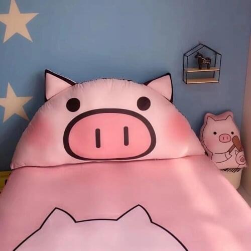 Cute cartoon soft pillows twin queen king size big long reading pillow cushion backrest large waist pillow for bed sofa
