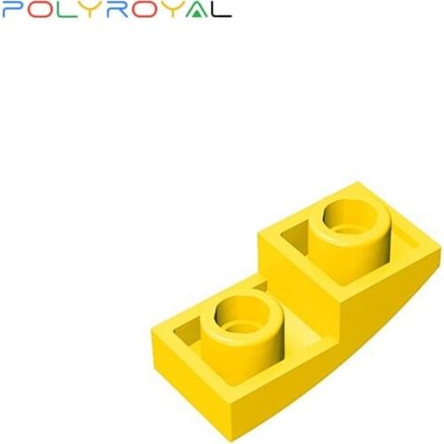 POLYROYAL Building Blocks Technical Parts 1x2 reverse curved brick MOC Compatible With brands toys for children 24201