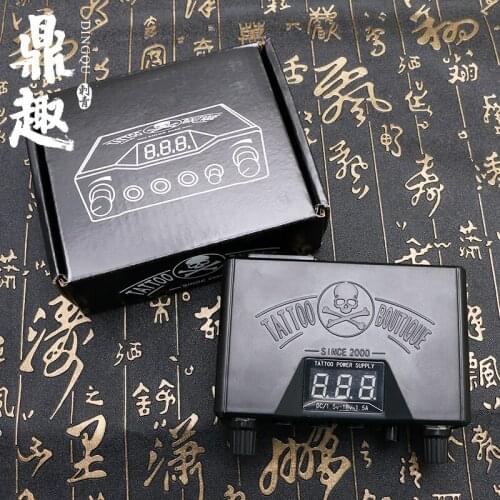 Tattoo Professional Power Supply Tattoo Black Tattoo Digital LCD for Free Shipping TPS208