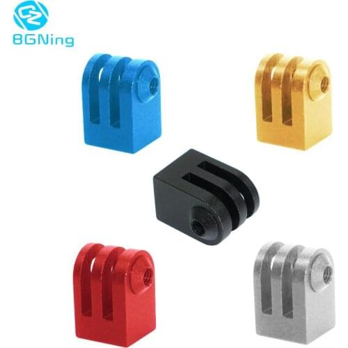 Universal 1/4" Tripod Adapter Fixed Mount CNC Metal Monopod Mount Base for Gopro Hero 8 7 6 5 4 SJCAM for OSMO Action Camera