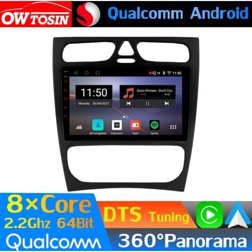 Qualcomm 8Core Android Car Media For Mercedes Benz C-Class G-Class W463 CLK C209 W203 S203 1998-2005 GPS 360 Camera Radio HDMI