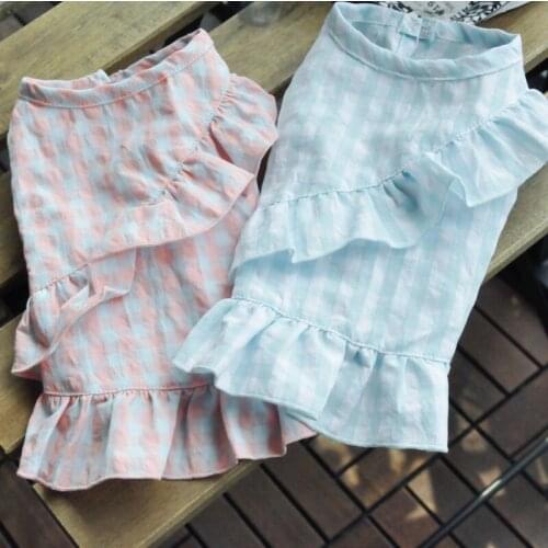 XXS XS Small Dog Clothes Princess Skirt Cat Chihuahua Dress Yorkshire Pomeranian Shih Tzu maltese Poodle Pet Clothing Dropship