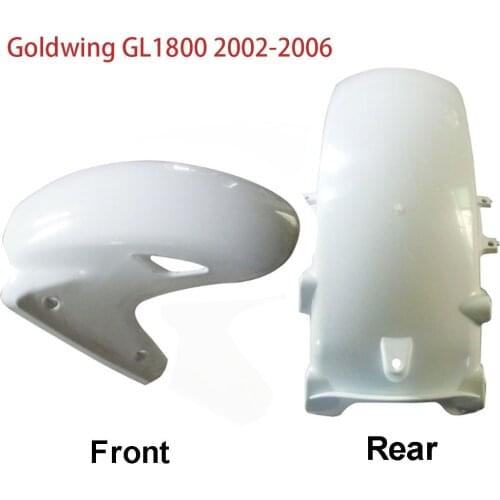 Rear Front Tire Wheel Fender For Honda 1800 GL Goldwing GL1800 2002 - 2006 2005 2004 2003 02-06 GOLD WING ABS Plastic Mudguard
