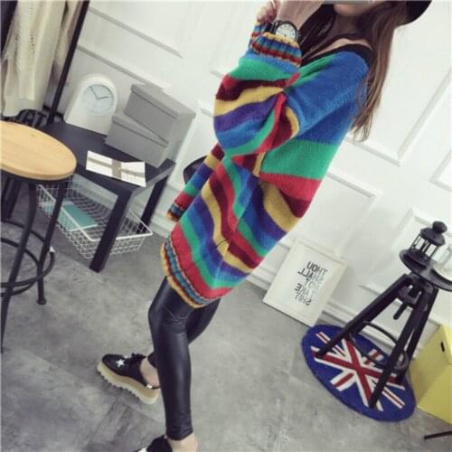 Six senses women 2018 new fashion sexy sweat Pullover long sleeve V neck ladys long sweater HM0009