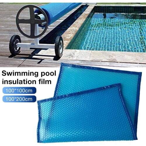 100*100cm Swimming Pool Cover PE Polyethylene UV Pool Cover Protector PE Material Waterproof And Dustproof Insulation Film New