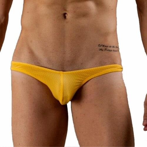 4/8PCS Sexy Underwear Mens Thongs Strings Underwear G-Strings Men Mesh Fashion Jockstrap Mini Briefs Bikini T-back Gay Shorts